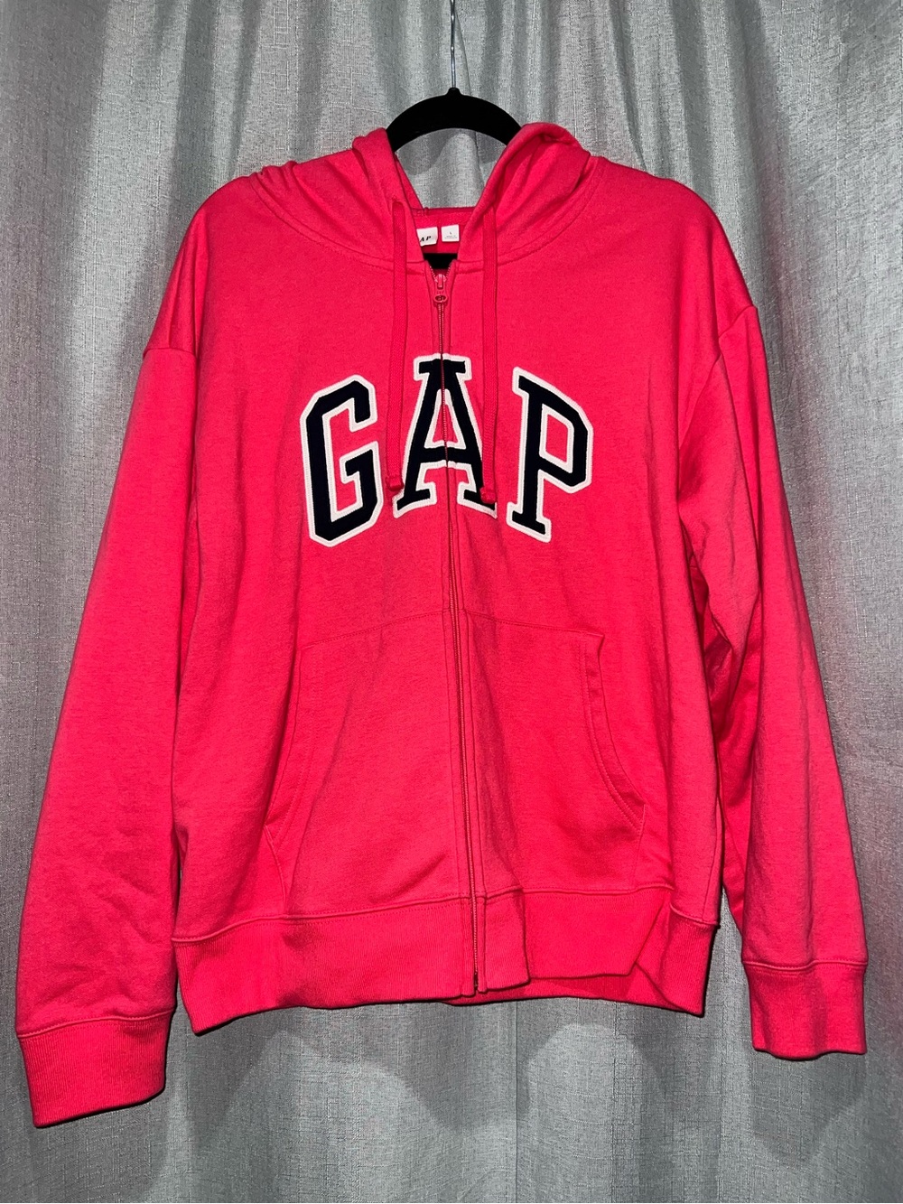GAP Red Logo Full Zip Hoodie